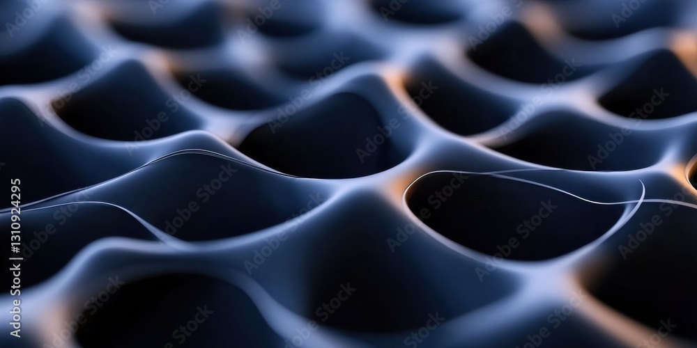 Aufkleber Quantum Mesh Dynamics Futuristic Digital Network Topology Visualizing Interconnected Data Streams in Next-Generation Technological Innovation