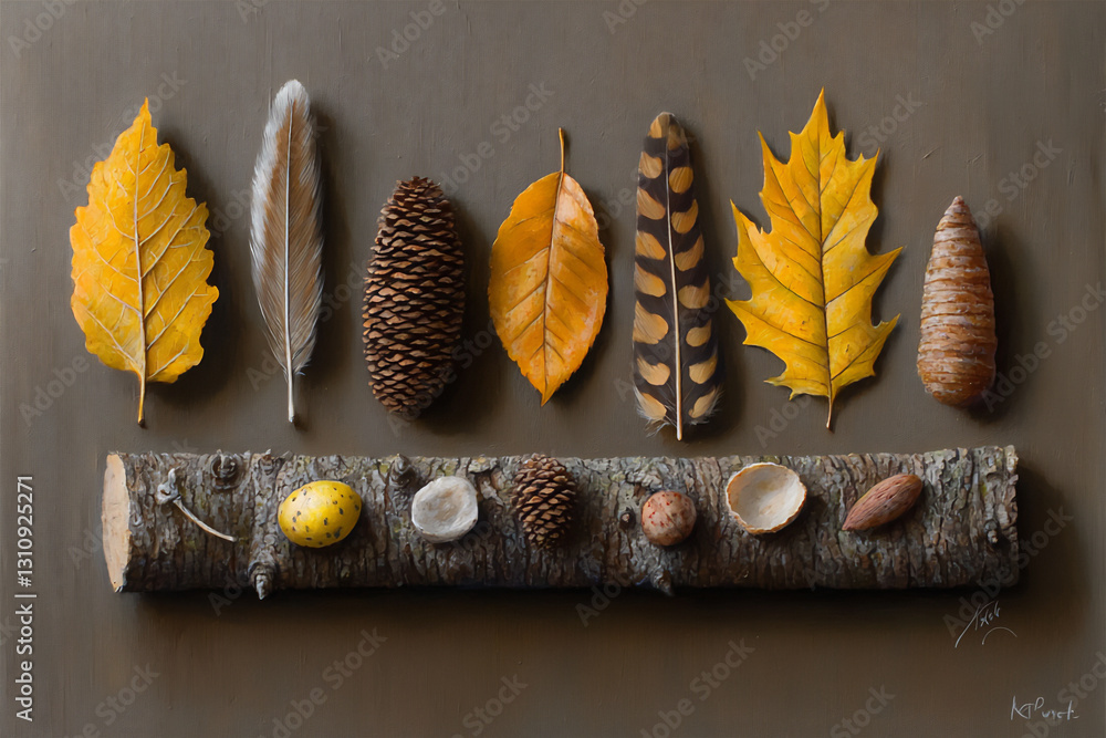 Poster nature and texture: incorporating textures of natural elements learn how