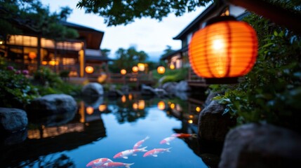 Obraz premium Mindful Urban Zen International Feng Shui Day Illuminates Tranquil Wellness Design for Holistic Lifestyle Experience and Seasonal Balance