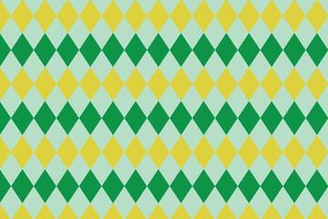 seamless geometric green and yellow pattern 
