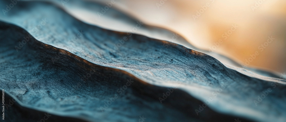 Poster close up of wavy natural textures with soft gradient background