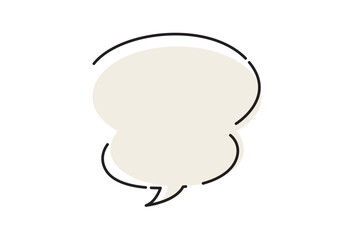 Fototapeta premium ふきだしnew単体