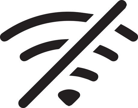 recommend clip art: No wifi access signal icon. Editable vector no wifi access signal icon.