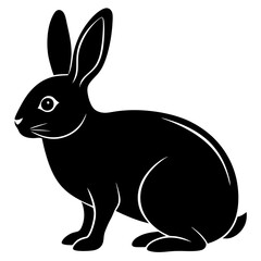 vector illustration of a rabbit