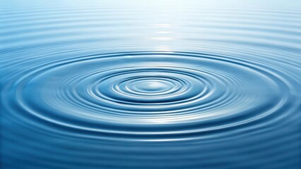 ripples spreading outwards on the surface of the water creating a calming effect 