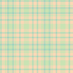 Modern Seamless Tartan in Vivid Light Grey Green tones Fabric Design