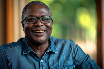 Obraz premium Joyful Smiling Man Portrait