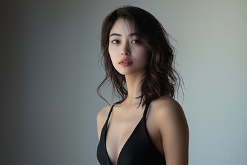 Fototapeta premium Elegant Young Woman Portrait