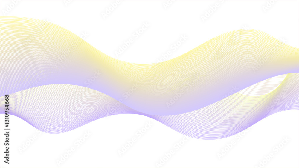 Canvas Prints a colorful wave with a white background. wavy pattern against a crisp white background. abstract wav
