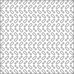 Repeat patterns.Abstract shapes from lines. Vector graphics for design, prints, decoration, cover, textile, digital wallpaper, web background, clothing, wrapping paper, cards, fabric, packaging.
