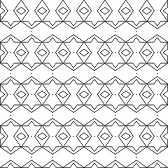 Naklejka premium Repeat patterns.Abstract shapes from lines. Vector graphics for design, prints, decoration, cover, textile, digital wallpaper, web background, clothing, wrapping paper, fabric, cards, packaging.