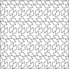 Repeat patterns.Abstract shapes from lines. Vector graphics for design, prints, decoration, cover, textile, digital wallpaper, web background, wrapping paper, clothing, fabric, cards, packaging.