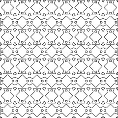 Repeat patterns.Abstract shapes from lines. Vector graphics for design, prints, decoration, cover, textile, digital wallpaper, web background, wrapping paper, clothing, fabric, cards, packaging.