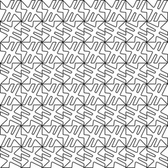 Repeat patterns.Abstract shapes from lines. Vector graphics for design, prints, decoration, cover, textile, digital wallpaper, web background, wrapping paper, clothing, fabric, cards, packaging.