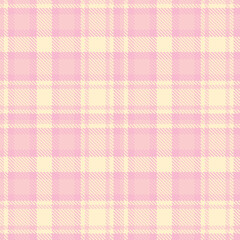 Modern Seamless Tartan in Muted Light Rose tones Fabric Design