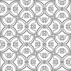 Repeat patterns.Abstract shapes from lines. Vector graphics for design, prints, decoration, cover, textile, digital wallpaper, web background, wrapping paper, clothing, fabric, packaging, cards.
