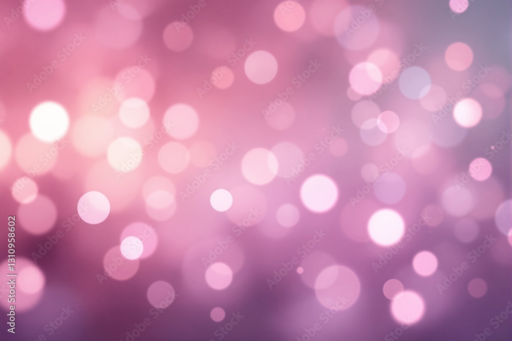 Poster abstract bokeh light background with pink and purple tones.