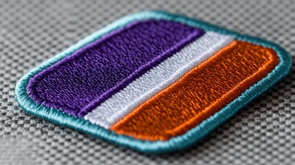 Colorful Embroidered Patch Badge  Fabric Textile   Craft Supplies  DIY Accessory