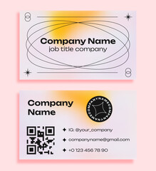 Business card template