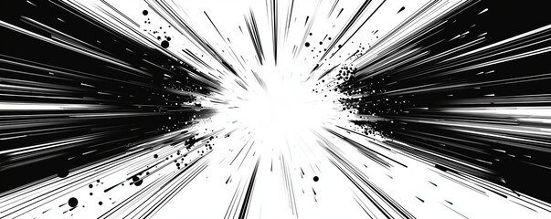 マンガの爆発シーン