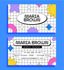 Business card template