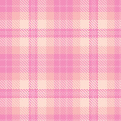 Vivid Pink and Smoky Powder Pink Seamless Tartan Fabric Design