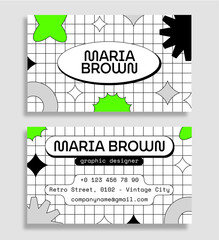 Business card template