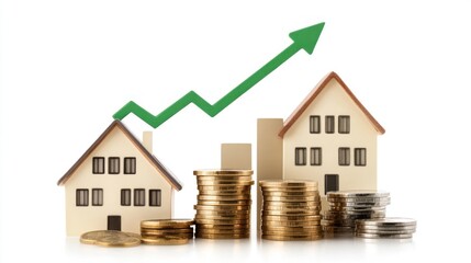 Rising house prices; increasing property value; home investment growth