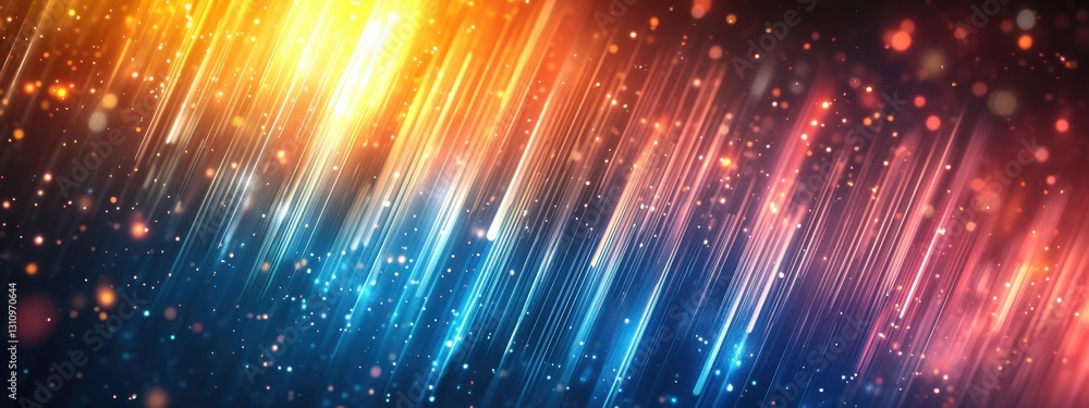 Poster stunning abstract background with vibrant color gradients and sparkling lights in a dynamic pattern