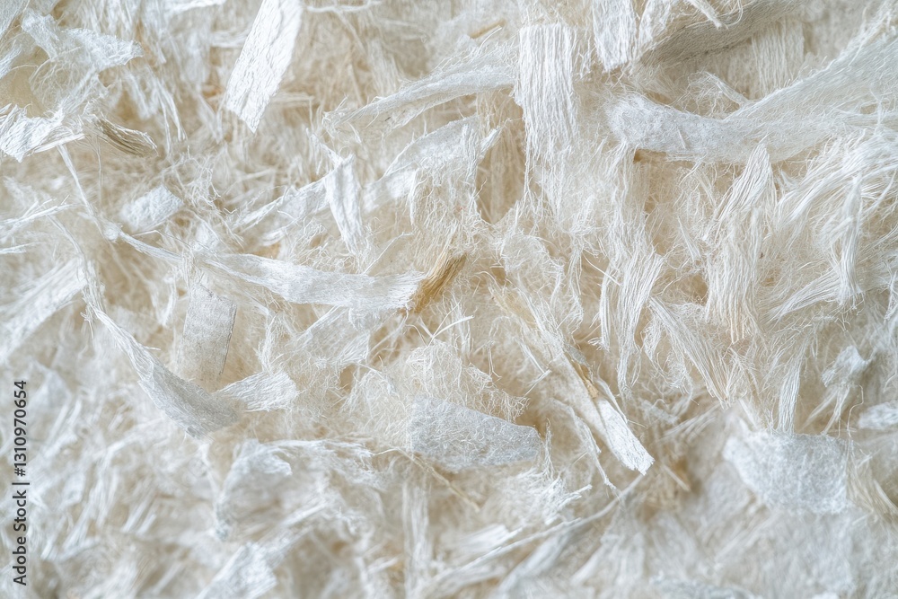 Poster close-up view of natural fibers showcasing texture and detail in a well-lit environment