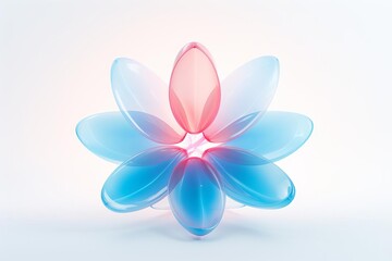 Naklejka premium Pink Floral Heart Pattern for Valentine's Day Design