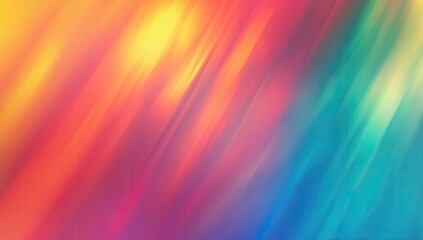 Abstract blurred rainbow gradient with grainy texture and soft lighting, perfect for modern packaging concepts, brand identity projects, and digital presentation backgrounds.