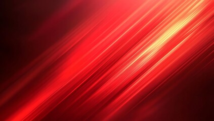 Fototapeta premium Diagonal Red Light Streaks Abstract Background