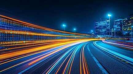 Technology screen with abstract high speed technology motion blur , isolated on white background,  , copy space for text,