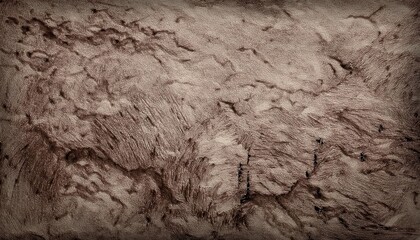 aerial view of textured desert landscape with small human figures, creating a surreal and abstract visual pattern

