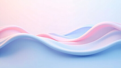 Fototapeta premium abstract background with wave soft color ,random wave,top left to down right,random wave,down left to top right,pink and blue light color,copy space for text,and economy system on buttom,and shadow in