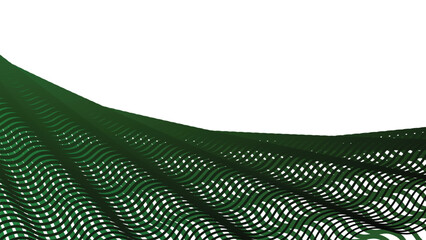 Dark green stripes wave lines pattern abstract background for backdrop or fabric style