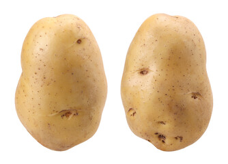 young potatoes isolated, transparent PNG, PNG format, cut out, collection