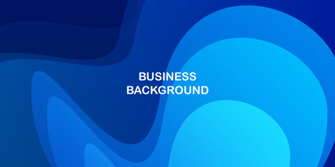 Abstract modern colorful gradient blue curve background
