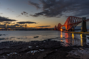 The Forth Bridge, City of Edinburgh, Scotland, UK