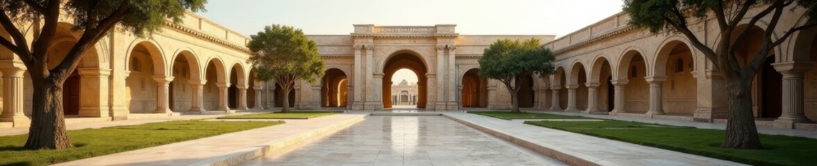 Breathtaking museum exterior, architectural masterpiece, ornate, window, image