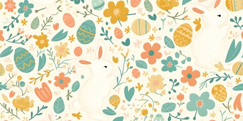 Obraz premium seamless floral pattern