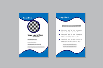 ID Card design and template.