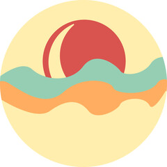 landscape abstrack minimalism