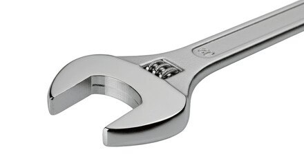 Crescent adjustable wrench isolated on transparent png background