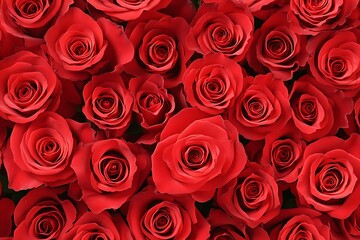 Obraz premium Red roses background