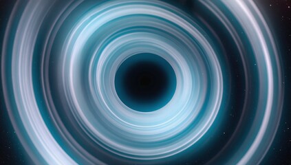 Abstract swirling tunnel through space