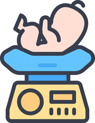 Baby weight icon