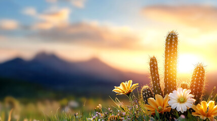 Vibrant cactus silhouette against a starry night sky desert landscape nature photography tranquil environment low angle view serenity concept