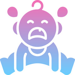 Cry baby icon